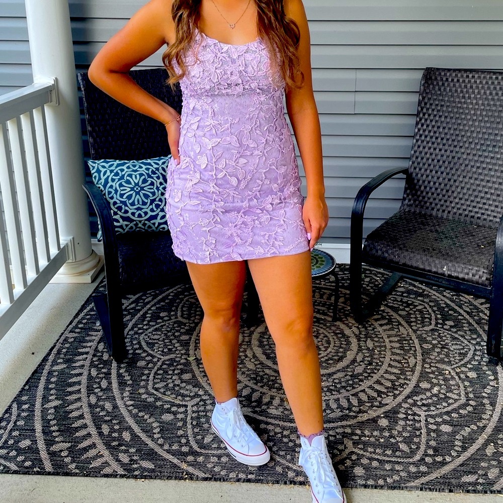 Lilac HOCO or Prom Dress